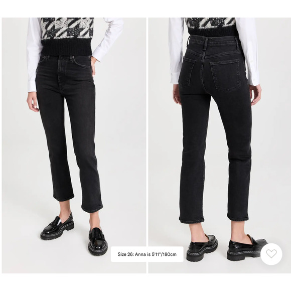 AGOLDE Pinch Waist Kick Flare Jeans 32 NWT - Picture 1 of 4